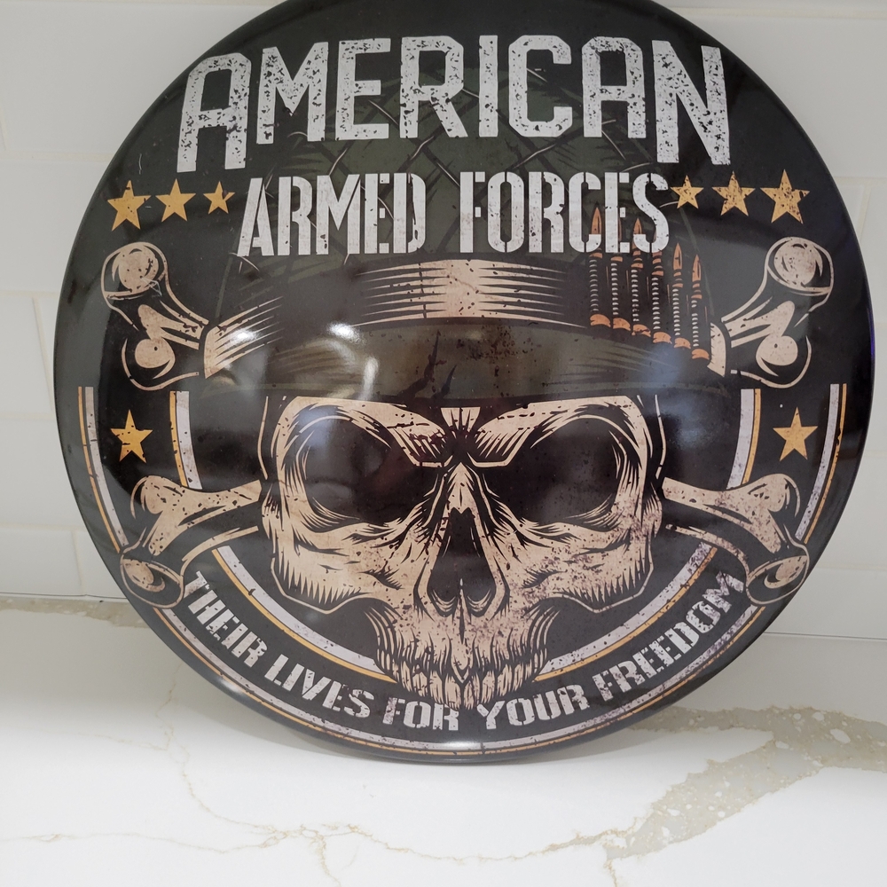 American Armed Forces Decorative Plate